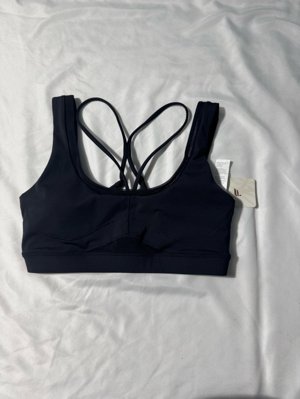 Fabletics Motion365+ Mesh Medium Impact Sports Bra – Black | Size M | NWT